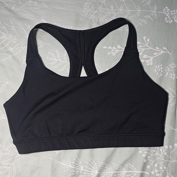 Athleta Other - Athleta Black Racerback Sports Bra with Stretchy Fabric Size M